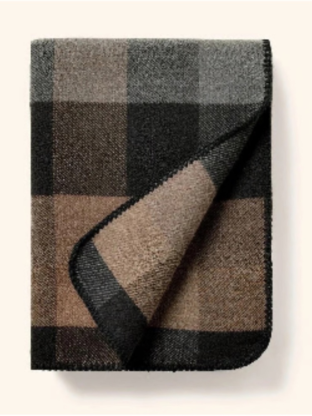 NEW Woolrich x Target Brown/Tan Large Plaid Oversized Throw Blanket